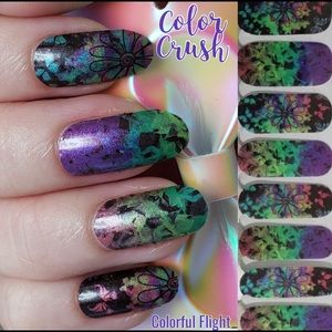 Color Crush Colorful Flight nail Polish strips